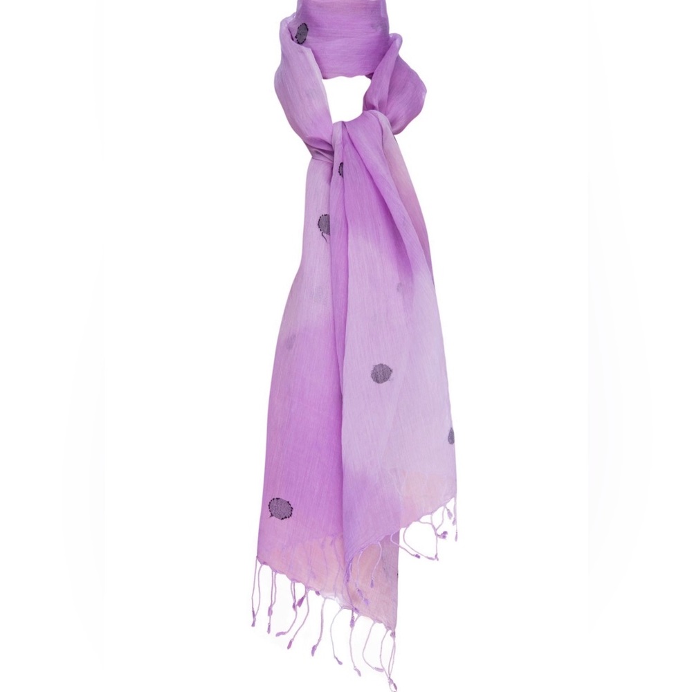Cotton Silk scarf .